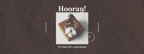 Hooray Gift Box Facebook Cover Design Image Preview