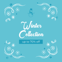 Winter Frame Offer Instagram Post Design