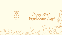 World Vegetarian Day Zoom Background Image Preview