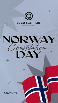 Flag Norway Day Instagram Story Design