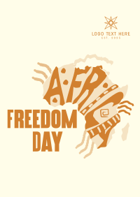 Freedom Africa Map Poster Preview