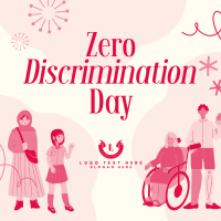Zero Discrimination Instagram Post Design