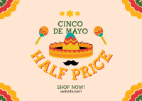 Cinco De Mayo Promo Postcard Image Preview