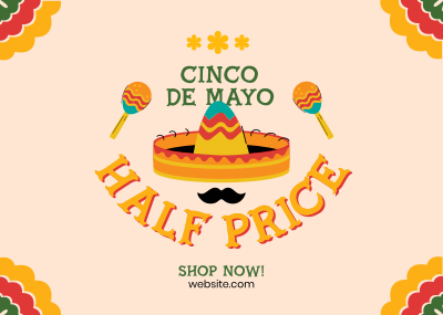 Cinco De Mayo Promo Postcard Image Preview