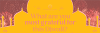 Diwali Gratefulness Tradition Twitter Header Image Preview