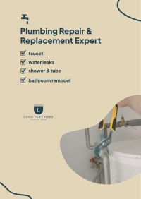 Plumbing Repair Service Poster Image Preview