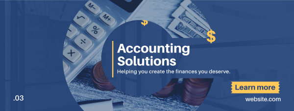 Accounting Solution Facebook Cover Design Image Preview