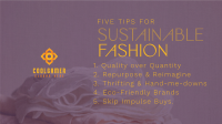 Chic Sustainable Fashion Tips Video Image Preview