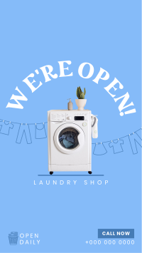 Laundry Washer Facebook Story Design