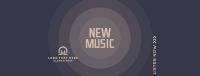 New Music Button Facebook cover Image Preview