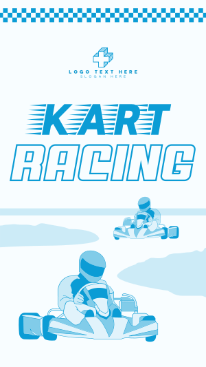 Go Kart Racing Facebook story Image Preview