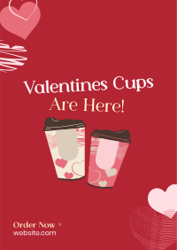 Valentines Cups Flyer Image Preview