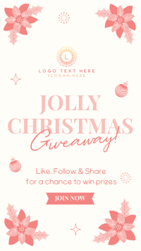 Jolly Christmas Giveaway Instagram story Image Preview