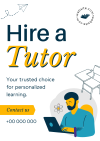 Tutor for Hire Poster Image Preview
