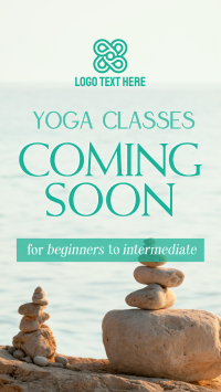 Yoga Classes Coming Facebook Story Design