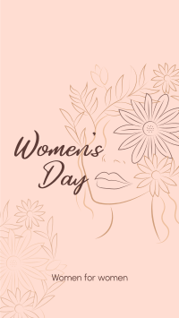  Aesthetic Women's Day Facebook story Image Preview