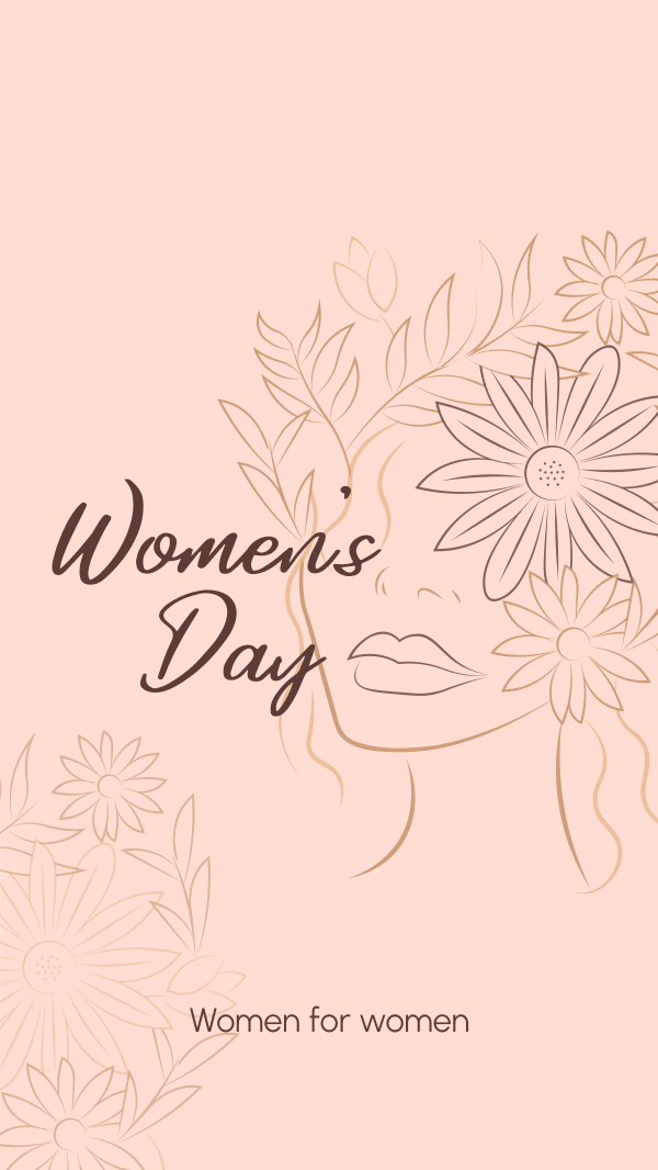  Aesthetic Women's Day Facebook Story Design Image Preview