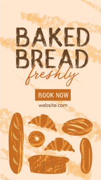 Freshly Baked Bread Daily YouTube Short Design