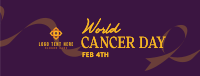 Cancer Day Support Facebook cover Image Preview
