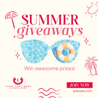 Summer Treat Giveaways Instagram Post Design