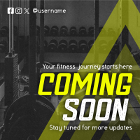 Coming Soon Fitness Gym Teaser Instagram post Image Preview