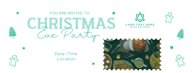 Christmas Eve Party Facebook cover Image Preview