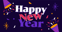 Festive New Year Facebook ad Image Preview