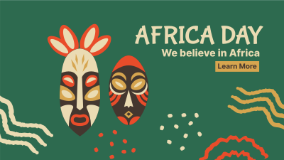 Africa Day Masks Facebook event cover Image Preview