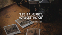 Life is a Journey YouTube Banner Image Preview