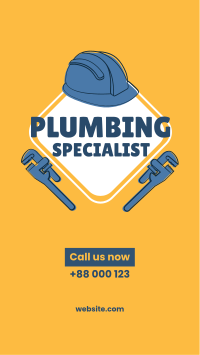 Plumbing Specialist Facebook Story Design