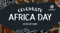 Africa Day Celebration Facebook Event Cover Design