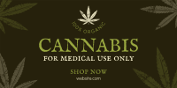 Cannabis Cures Twitter Post Design