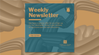 Dynamic Weekly Newsletter Facebook event cover Image Preview