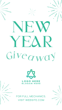 New Year Giveaway Instagram Story Design