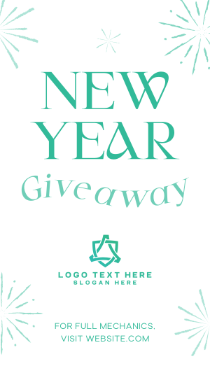 New Year Giveaway Instagram story Image Preview