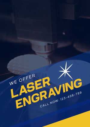 Laser Engraving Service Poster Image Preview