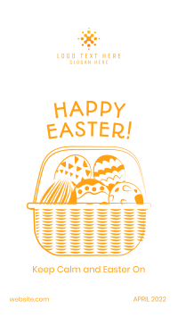 Easter Basket Facebook story Image Preview