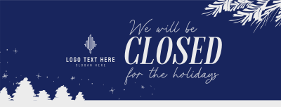 Closed for the Holidays Facebook cover Image Preview