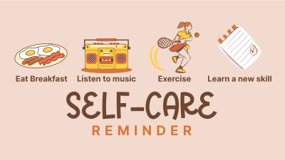 Self-Care Tips Facebook event cover Image Preview