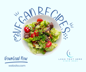 Vegan Salad Recipes Facebook post Image Preview