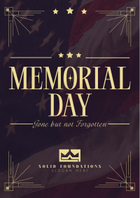 Elegant Memorial Day Poster Image Preview