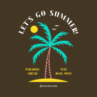 Party Palm Tree Instagram post Image Preview