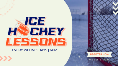 Ice Hockey Lessons Facebook event cover Image Preview