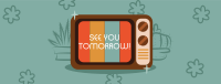 Retro TV Greeting Facebook cover Image Preview