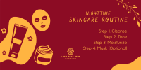 Nighttime Skincare Routine Twitter post Image Preview