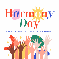 Simple Harmony Day Instagram post Image Preview