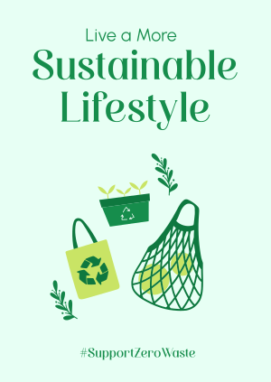 Sustainable Living Poster Image Preview