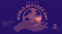 Refugee Earth Facebook Event Cover Design