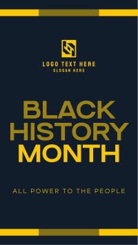Black History Instagram Story Design
