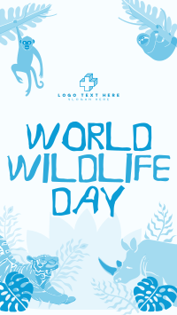 Rustic World Wildlife Day Instagram Reel Design